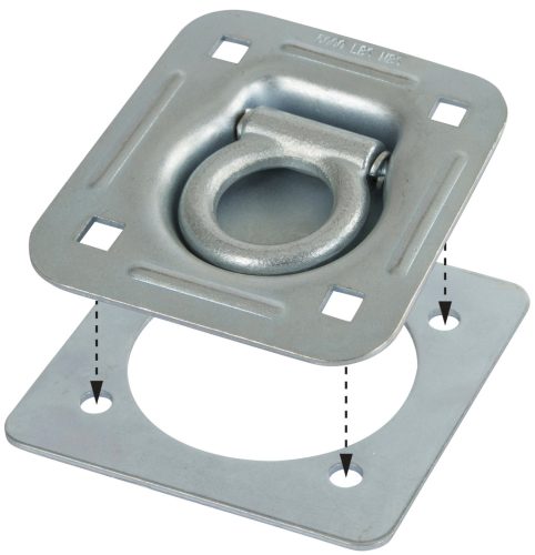 Rögzítőmélyedés ellenlap - 37603 cikkszámhoz, horganyzott