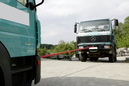 Vontatókötél - piros 6 m, 35000 kg