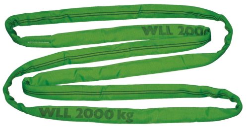 Emelő hurok - 2 to., 3 m / 6 m, zöld