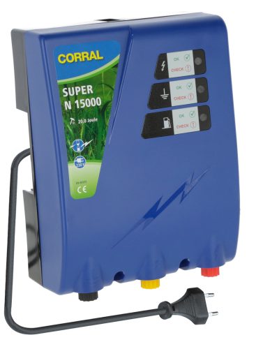 Corral Super N 15000 villanypásztor készülék - 230 V, 20 J