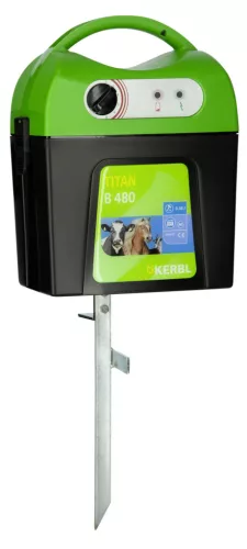 KERBL Titan B 480 villanypásztor készülék - 9 V, 0,48 J
