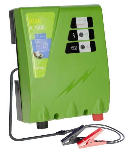 KERBL Titan A 7500 villanypásztor készülék - 12 V, 7,5 J