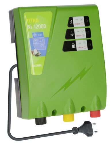 KERBL Titan Ni 12000 villanypásztor készülék - 230 V, 12 J