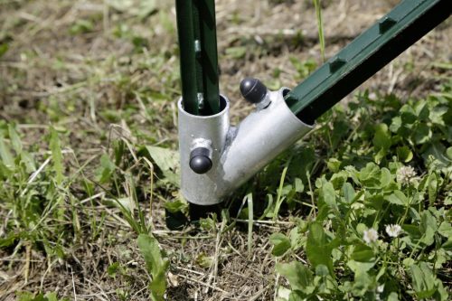 Kerítésrögzítő készlet villanypásztor T-karóhoz