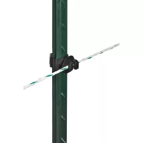   Villanypásztor vezeték szigetelő T-karóhoz - fekete, 25 db/cs