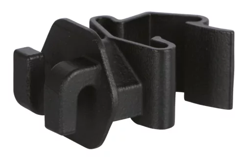 Villanypásztor vezeték szigetelő T-karóhoz - fekete, 25 db/cs