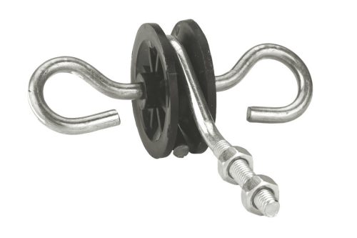 Kapuakasztó M6 csavaros, 12 mm tartóval - 10 db/cs