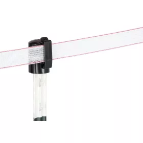 T-karó fejszigetelő villanypásztor rendszerekhez - fekete