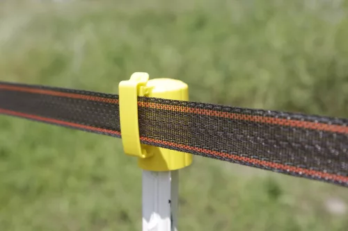 T-karó fejszigetelő villanypásztor rendszerekhez - sárga