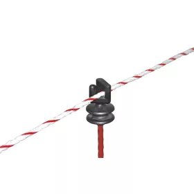   Ovális villanypásztor karó tetejére rögzíthető szigetelő - 25 db/cs