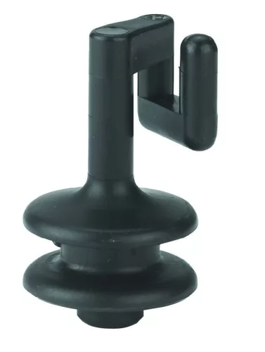 Ovális villanypásztor karó tetejére rögzíthető szigetelő - 25 db/cs