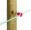 Prémium kombinált villanypásztor szigetelő facsavaros menettel - piros, 25 db/cs