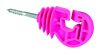 Prémium kombinált villanypásztor szigetelő facsavaros menettel - pink, 25 db/cs