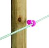 Prémium kombinált villanypásztor szigetelő facsavaros menettel - pink, 25 db/cs