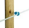 Prémium kombinált villanypásztor szigetelő facsavaros menettel - világoskék, 25 db/cs