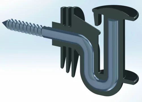 Cavallo sarokszigetelő villanypásztor szalaghoz - 8 db/cs