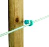 Prémium kombinált villanypásztor szigetelő facsavaros menettel - fekete, 35 db/cs