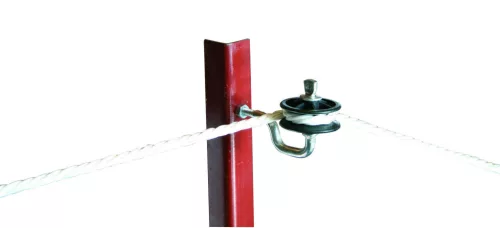 Metrikus menetes sarokszigetelő villanypásztor vezetékhez és kötélhez - 25 db/cs