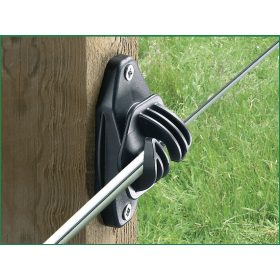   Euro Cord csavarozható villanypásztor szigetelő vezetékhez és max. 10 mm-es szalaghoz - 10 db/cs