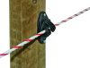Euro Cord csavarozható villanypásztor szigetelő vezetékhez és max. 10 mm-es szalaghoz - 50 db/cs