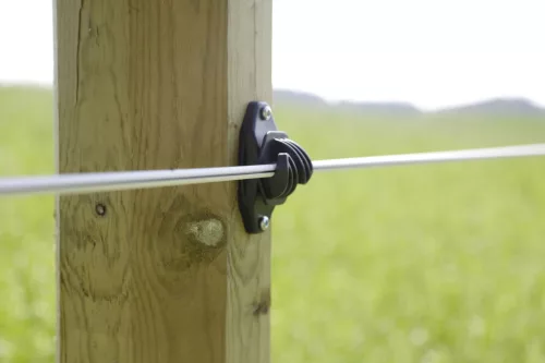 Euro Cord csavarozható villanypásztor szigetelő vezetékhez és max. 10 mm-es szalaghoz - 50 db/cs