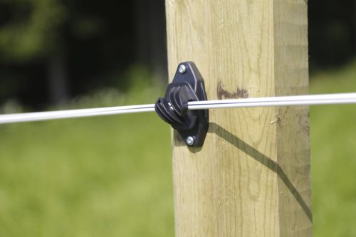 Euro Cord csavarozható villanypásztor szigetelő vezetékhez és max. 10 mm-es szalaghoz - 10 db/cs