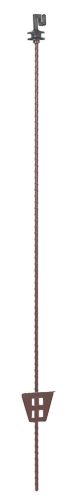 Acél villanypásztor karó fejszigeteléssel - 105 cm, 10 db/cs