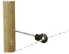 AKO távtartós villanypásztor körszigetelő facsavaros menettel - 22 cm, 10 db/cs