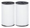 AKO Economyline villanypásztor szalag - fehér, 2 x 200m, 10mm, 11 ohm/m, 60 kg