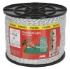 AKO PremiumLight villanypásztor vezeték - fehér/kék, 6 mm, 400 m, 3x0,2 mm SSW, 2x0,25 mm CU