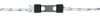 AKO PremiumLight villanypásztor vezeték - fehér/kék, 6 mm, 400 m, 3x0,2 mm SSW, 2x0,25 mm CU