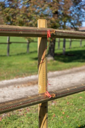 AKO villanypásztor csatlakozó kábel - 60 cm, 2 krokodilcsipesszel