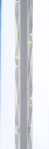 AKO Titan műanyag villanypásztor karó - fehér, 110 cm, dupla taposóval, 5 db/cs