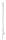 Titan PLUS műanyag villanypásztor karó - fehér, 110 cm, 5 db/cs