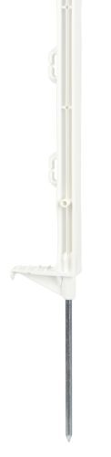 Eco műanyag villanypásztor karó - fehér, 70 cm, 5 db/cs