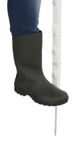 Eco műanyag villanypásztor karó - fehér, 105 cm, 5 db/cs