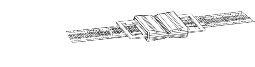 AKO Litzclip® villanypásztor szalagtoldó - max. 20 mm széles szalaghoz, 5 db/cs