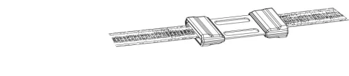 AKO Litzclip® villanypásztor szalagtoldó - max. 20 mm széles szalaghoz, 5 db/cs