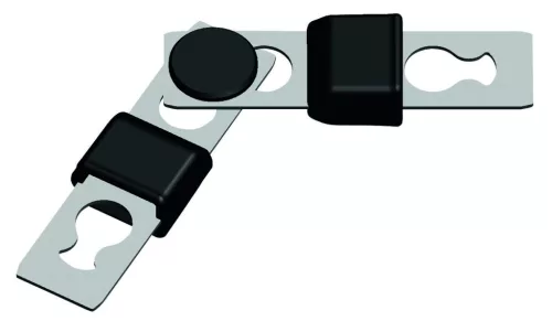 Litzclip® biztonsági kapocs - 6 mm átmérőjű villanypásztor vezetékhez - 6 db/cs