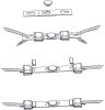 Litzclip® biztonsági kapocs - 6 mm átmérőjű villanypásztor vezetékhez