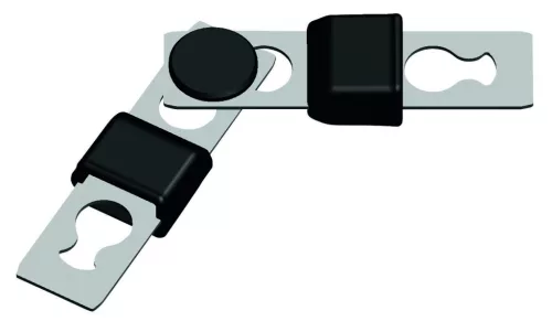 Tartalék gomb Litzclip biztonsági kapocshoz - műanyag - 12 db/cs
