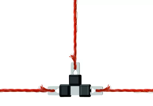 Litzclip® villanypásztor vezeték-T-összekötő - max. 3 mm-es vezetékhez, 5 db/cs