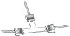 Litzclip® villanypásztor vezeték-T-összekötő - max. 3 mm-es vezetékhez, 5 db/cs