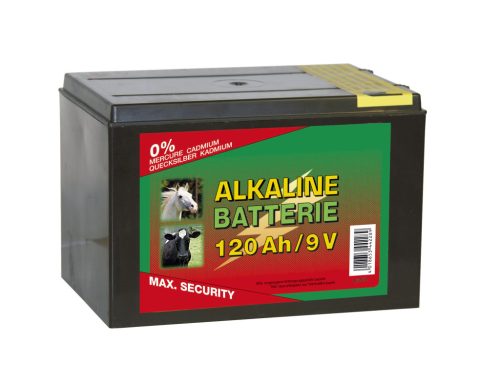 Alkaline szárazelem villanypásztor készülékhez - 9 V, 120 Ah