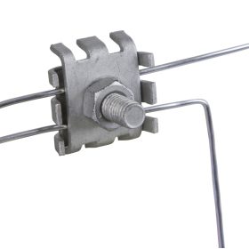   AKO villanypásztor huzaltoldó kapocs - max. 2,5 mm átmérőig, horganyzott