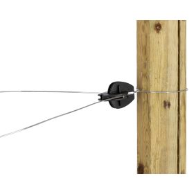   Sarokszigetelő villanypásztor huzalhoz fém betéttel - 10 db/cs