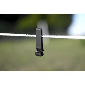   FenceClip villanypásztor kapufogók összekapcsolásához - fekete, 8 db/cs