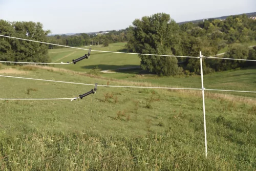 FenceClip villanypásztor kapufogók összekapcsolásához - fekete, 8 db/cs