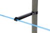 Oszlopra szerelhető távtartós villanypásztor szigetelő - 60 mm átmérőig, 10 db
