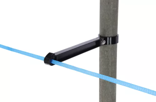 Oszlopra szerelhető távtartós villanypásztor szigetelő - 60 mm átmérőig, 10 db